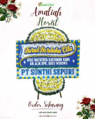 Papan Bunga Duka di Malanggah